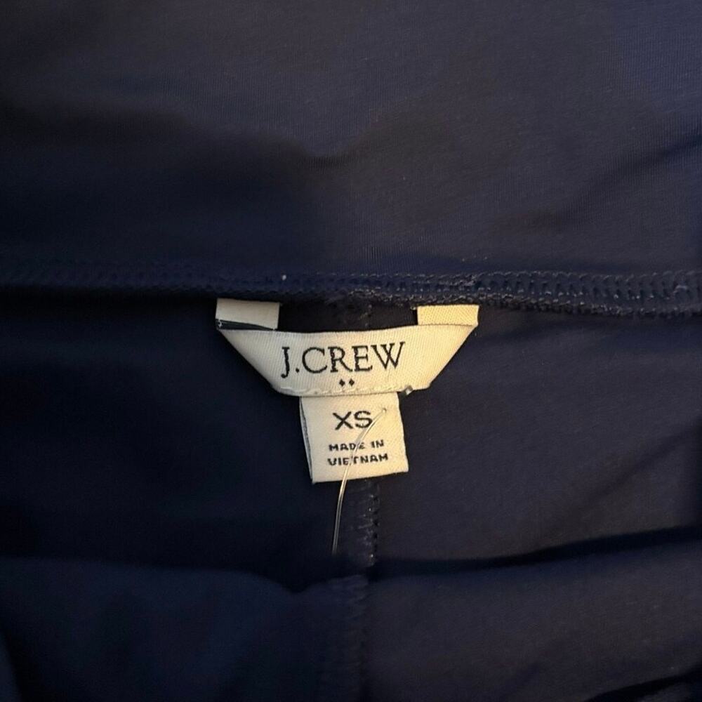 J.Crew Navy Scallop Skort XS | Stretch Athletic Mini Skirt w/ Shorts NWT - Picture 4 of 6